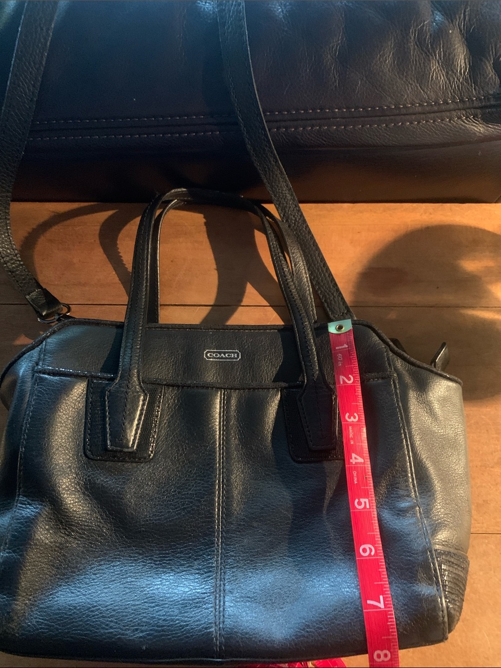 Pretty great condition, some minor wear, authentic medium size leather Coach - Picture 10 of 11